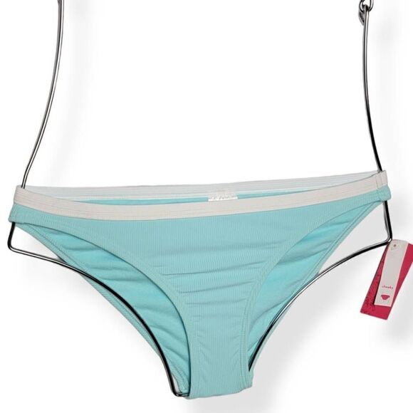 Xhilaration  Cheeky Bikini Bottom  In Light Blue  Small 0-2 Juniors - Picture 1 of 3